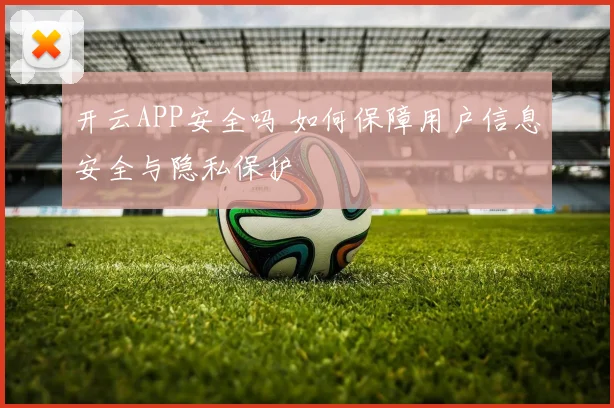 开云APP安全吗 如何保障用户信息安全与隐私保护